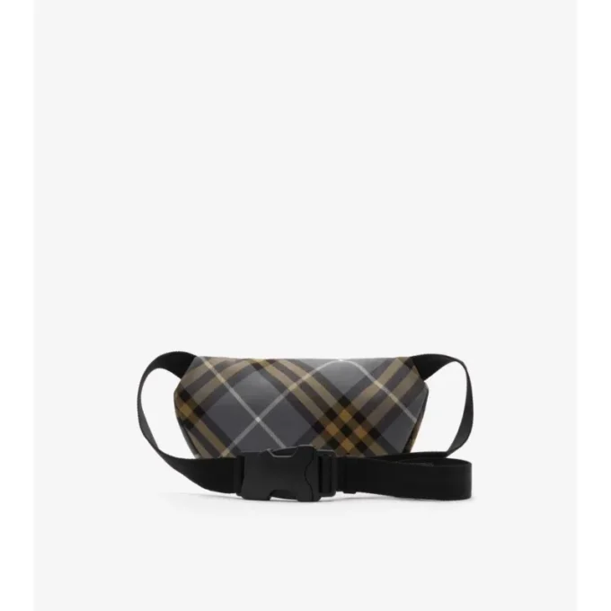 Kleine Gürteltasche mit Karomuster