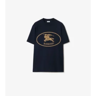 Knight-Stamp-Baumwoll-T-Shirt
