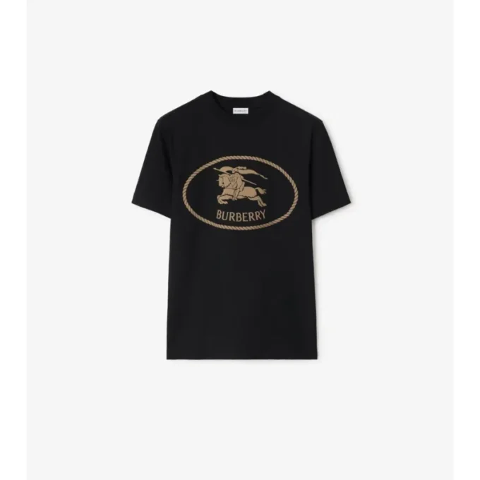 Knight-Stamp-Baumwoll-T-Shirt