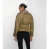 Kurze Baumwolljacke mit Karomuster