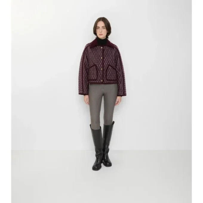 Kurze, gesteppte Floriston-Jacke aus Nylon