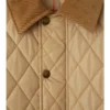 Kurze, gesteppte Nylonjacke