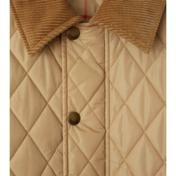 Kurze, gesteppte Nylonjacke