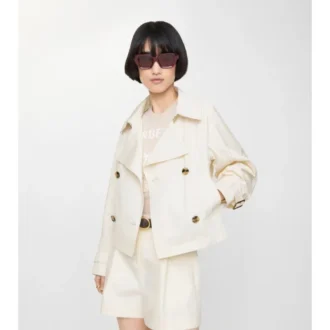Kurze, leichte Ladybrook-Trenchjacke
