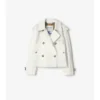 Kurze Mayfair-Trenchjacke aus Tropical Gabardine