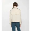 Kurze Mayfair-Trenchjacke aus Tropical Gabardine