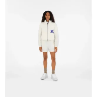Kurze Nylon-Kapuzenjacke