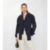 Kurzer Canvas-Trench Coat „Trerose“