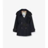 Kurzer Fitzrovia-Trench Coat aus Denim