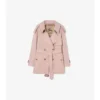 Kurzer Fitzrovia-Trench Coat aus Tropical Gabardine