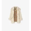 Kurzer Fitzrovia-Trench Coat aus Tropical Gabardine