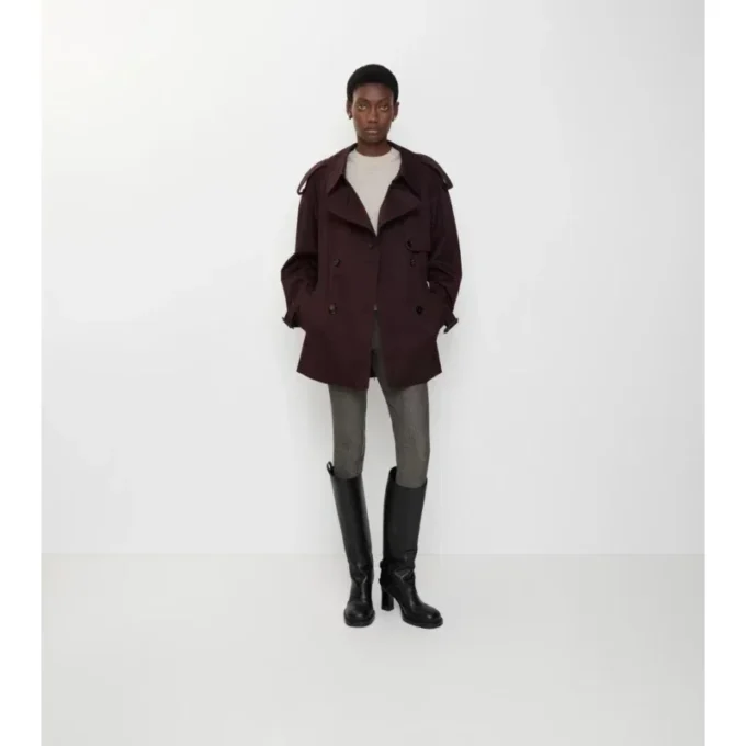 Kurzer Gabardine-Fitzrovia-Trench Coat