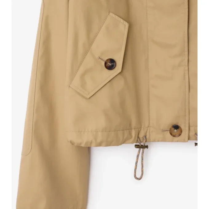 Kurzer Gabardine-Parka