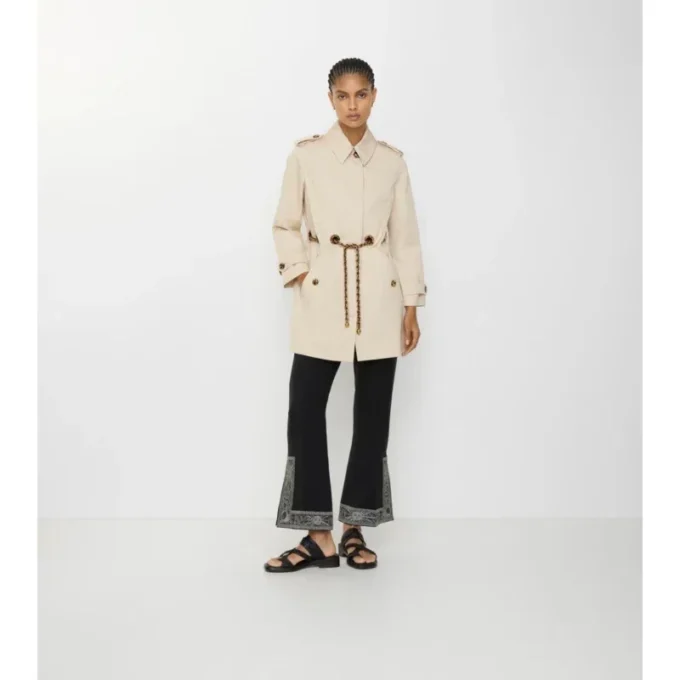 Kurzer Gabardine-Stonehaven-Car Coat