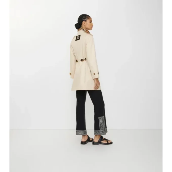 Kurzer Gabardine-Stonehaven-Car Coat