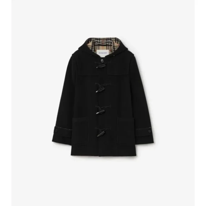 Kurzer Harrogate-Dufflecoat aus Wolle