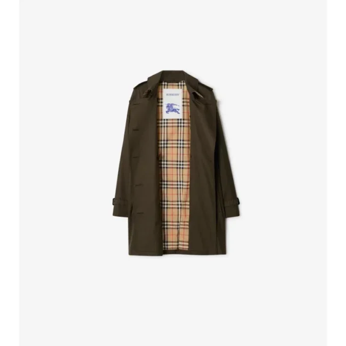 Kurzer Kensington-Trenchcoat aus Tropical Gabardine