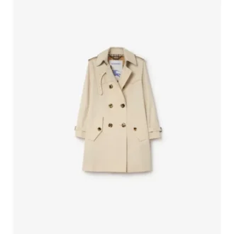 Kurzer Summerside-Trench Coat aus Gabardine 