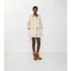 Kurzer Summerside-Trench Coat aus Gabardine 