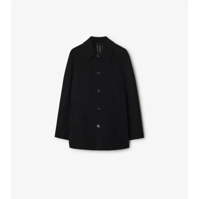 Kurzer Woll-Car Coat