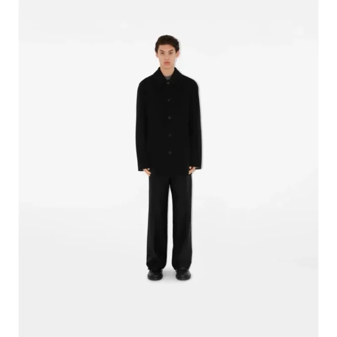 Kurzer Woll-Car Coat