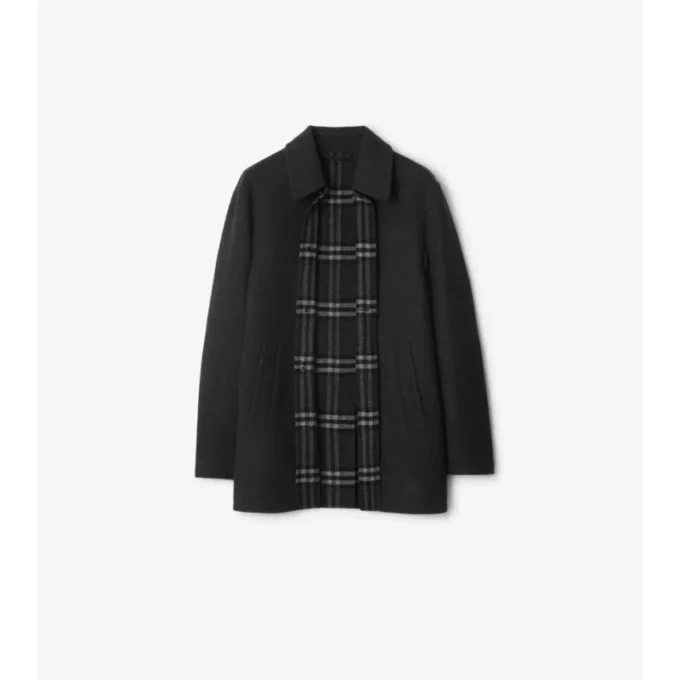 Kurzer Woll-Car Coat