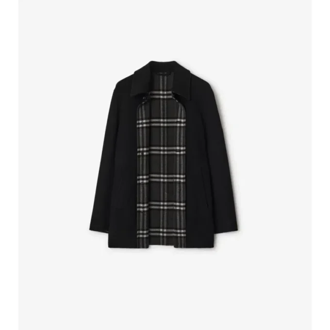 Kurzer Woll-Car Coat