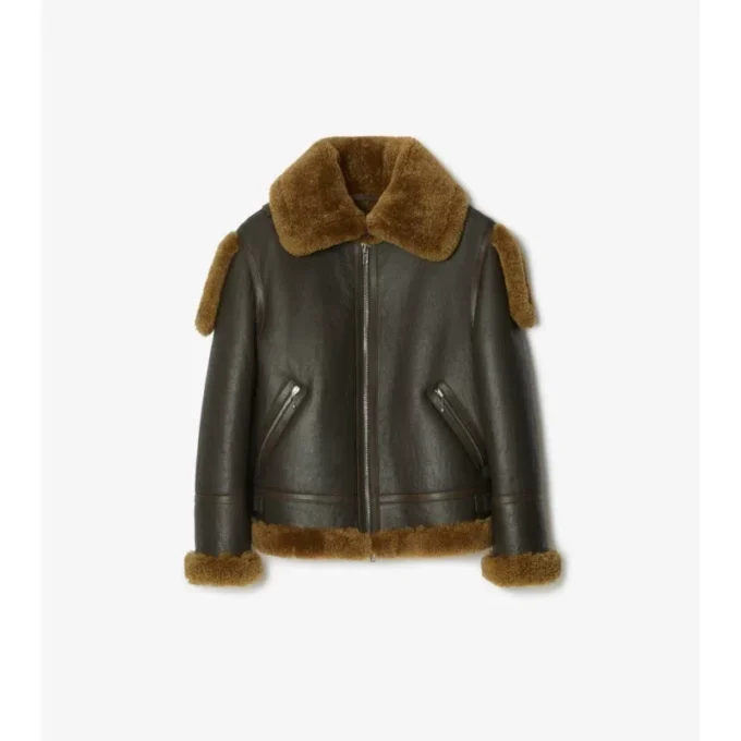 Lammfell-Fliegerjacke