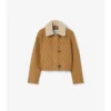 Lammfellkragen, gesteppte Baumwoll-Howle-Jacke