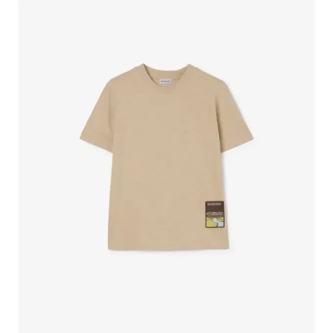 Landscape Label Baumwoll-T-Shirt