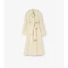 Langer Canvas-Trenchcoat „Trerose“