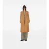 Langer Castleford-Trenchcoat aus Leder
