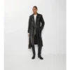 Langer Castleford-Trenchcoat aus Leder