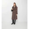 Langer Fitzrovia-Trench Coat aus Viskosemischung im Barockstil