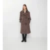 Langer Fitzrovia-Trench Coat aus Viskosemischung im Barockstil