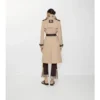 Langer Foxfield-Trench Coat aus Seiden-Baumwolle