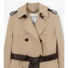 Langer Foxfield-Trench Coat aus Seiden-Baumwolle