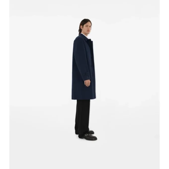 Langer Gabardine-Car Coat