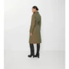 Langer Gabardine-Car Coat