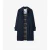Langer Gabardine-Car Coat