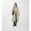 Langer Gabardine-Car Coat „Ellingham Fit-And-Flare“