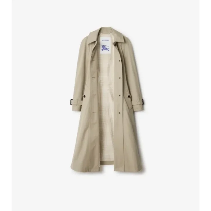 Langer Gabardine-Car Coat „Ellingham Fit-And-Flare“