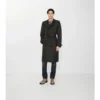 Langer, geometrisch geschnittener Foxfield-Trench Coat aus Nylonmischung