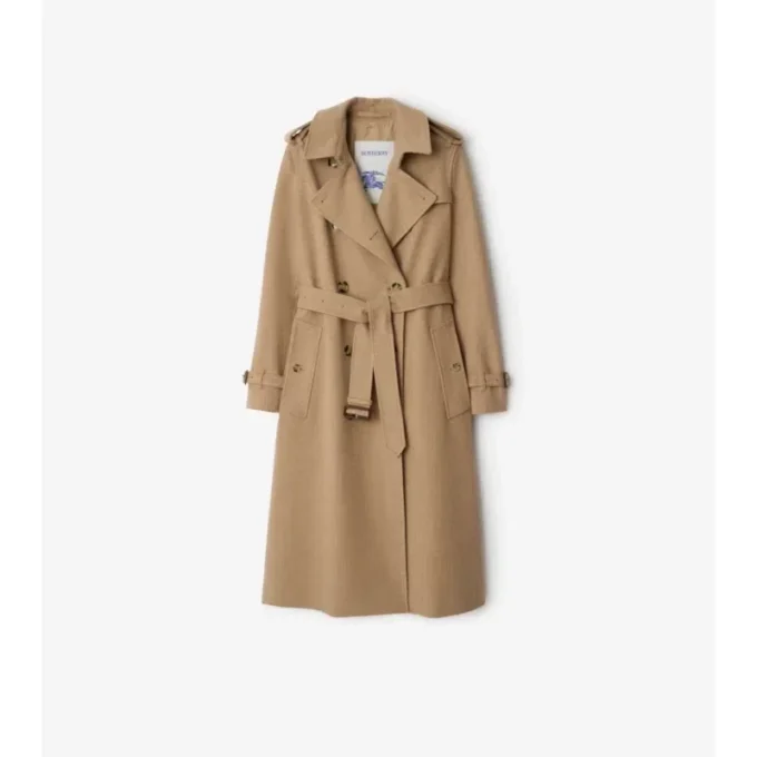 Langer Kensington-Trench Coat aus Kaschmir