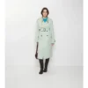 Langer, leichter Fitzrovia-Trench Coat aus Baumwolle