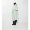 Langer, leichter Fitzrovia-Trench Coat aus Baumwolle