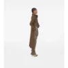 Langer Seiden-Trenchcoat