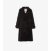 Langer Trench Coat aus Cord