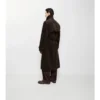 Langer Trench Coat aus Cord