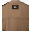 Langer Trench Coat aus Seiden-Baumwolle „Foxfield“